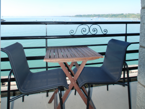enjoy the view on the sea in cancale