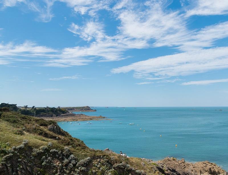 The Emerald coast in Brittany